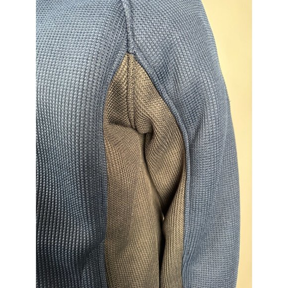 ZeroXposur ZXBLK Mens Jacket Full Zip Sz Large Blue Gray Softshell Fleece Lined - Picture 14 of 16